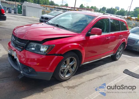 2017 Dodge Journey Crossroad Plus z USA, uszkodzony, nr VIN 3C4PDCGG3HT617835